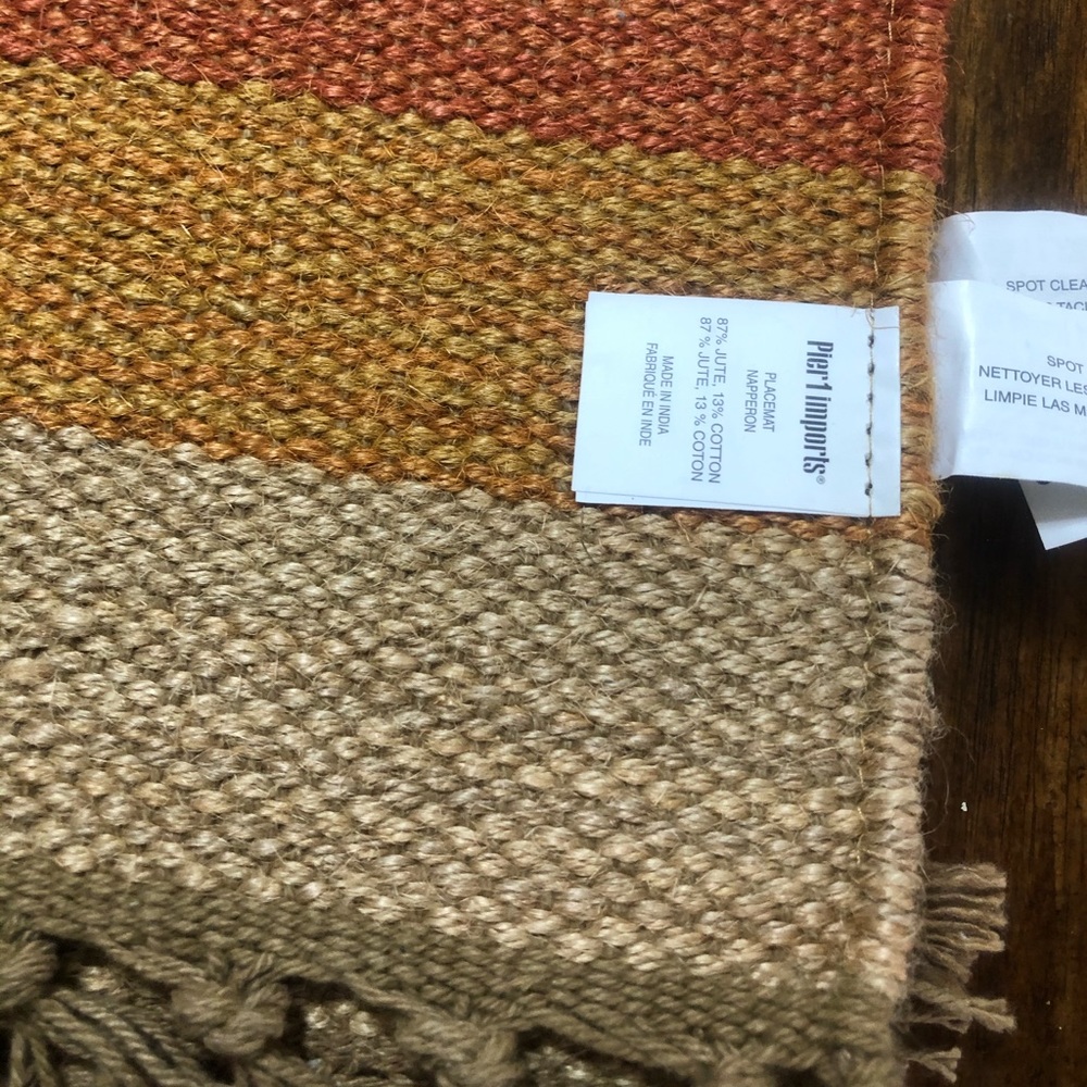 Pier1 imports Table Runner 6 Table Matts